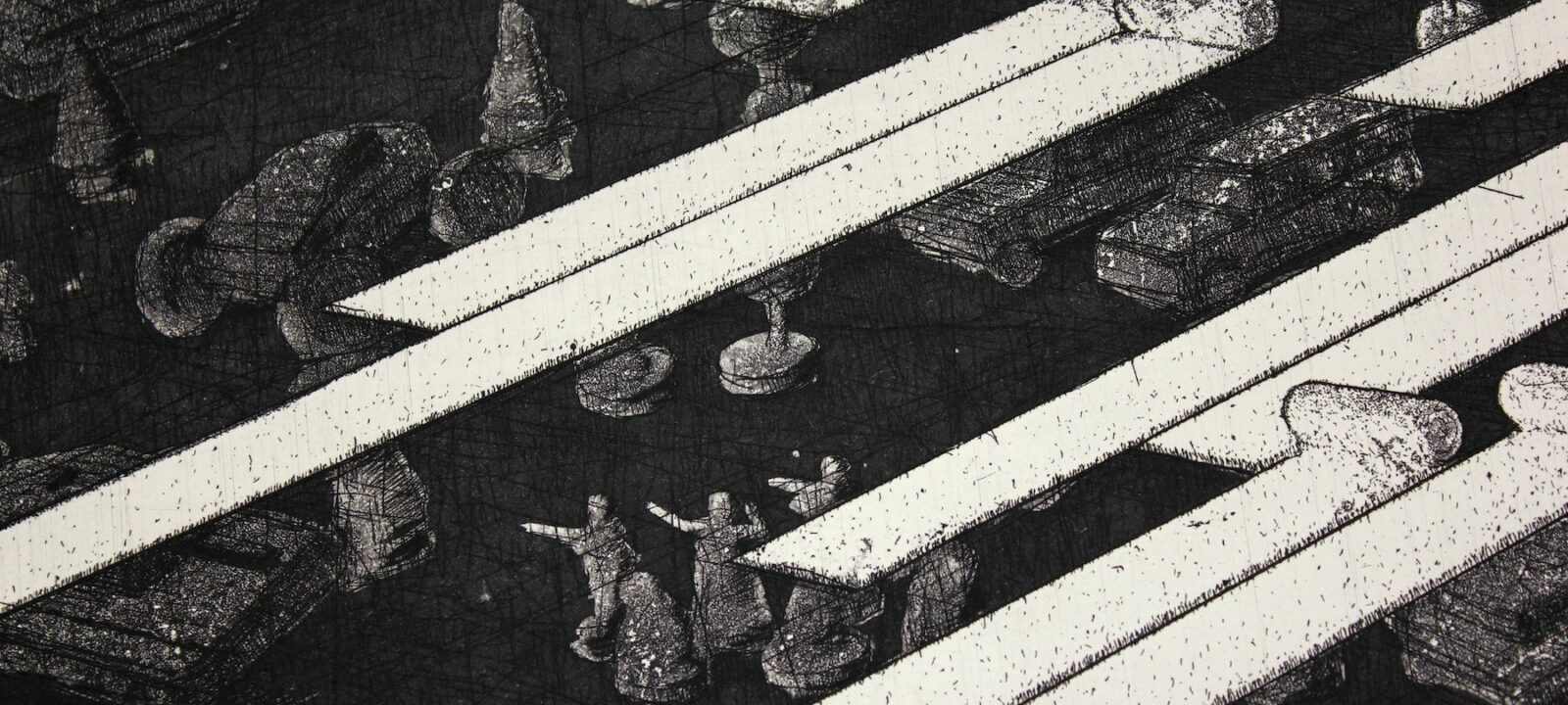 DETAL 1 Kamil Kocurek Arena 11 120x80cm intaglio 2018