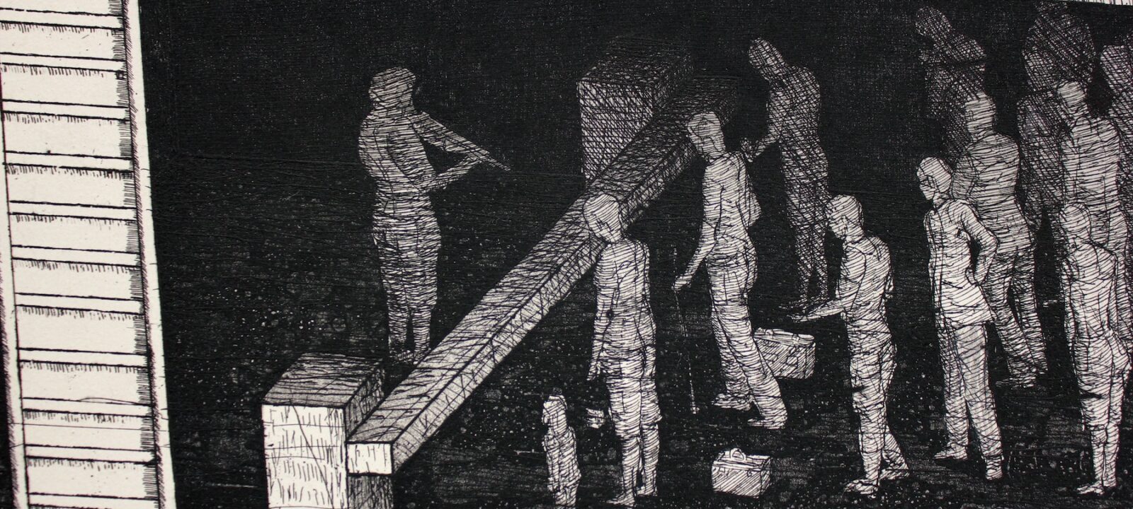 DETAL 2 kamil kocurek platform game1 99x69cm intaglio 2016